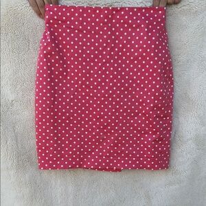 Polka Dot Red Skirt